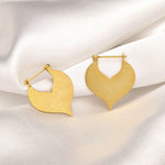 Minimalist Drops Earrings-925 Sterling Gold Gold plated Matt Orient Sultan 1001 Nights Arabic Style-OHR925-27