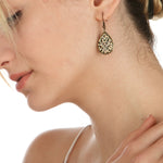 "Marrakech" Bronze Earrings in Vintage Style-VINOHR-39