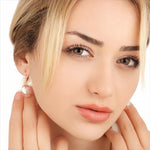 Rosegold Gold Plated Genuine Pusteblumen Earrings-Natural Jewelry-VINOHR-68