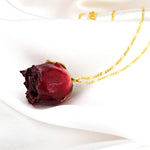 Real XL Rose 925 Sterling Gold Gold-plated chain-A must-have for all nature lovers-K925-13