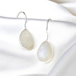 925 Sterling Silver Moonstone Earrings OHR925-93