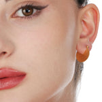 925 Sterling Gold Plated Earrings Moonlight OHR925-68