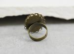 Vintage Rose Bronze Ring