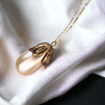 925 sterling gilded chain "Cafe au Lait"