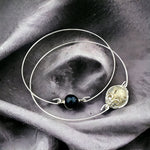 Real Pulse Flowers & Suckwater Pearl Bangles in Double Pack - Retars 31