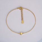 925 Sterling gold-plated bracelet heart-love gift for minimalists-ARM925-25