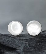 Pearl Mini Stud Earrings - 925 Sterling Silver Minimalist Earrings - Ear925-128