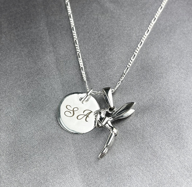 925 fortune fairy string Sterling silver necklace-K925-86