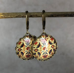 Antique Kelims Bronze earrings in vintage style