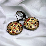 Antique Kelims Bronze earrings in vintage style