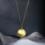 Bronze chain with mini ball FotoDAILLON in vintage style - gift idea for nostalgic - VIK-118