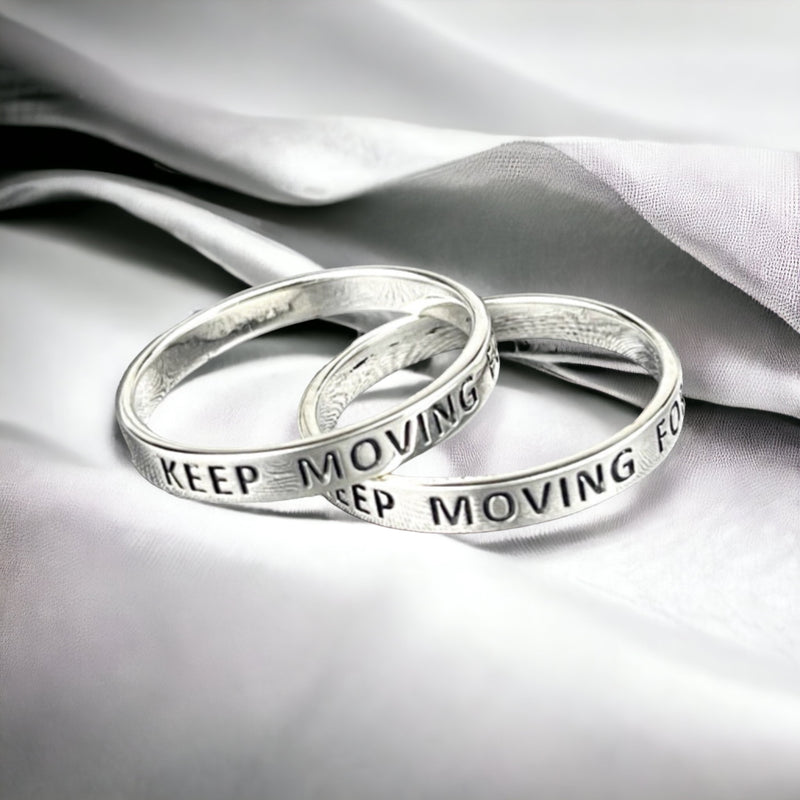 Ring "Keep Moving Forward" - 925 Sterling Silber - RG925-35