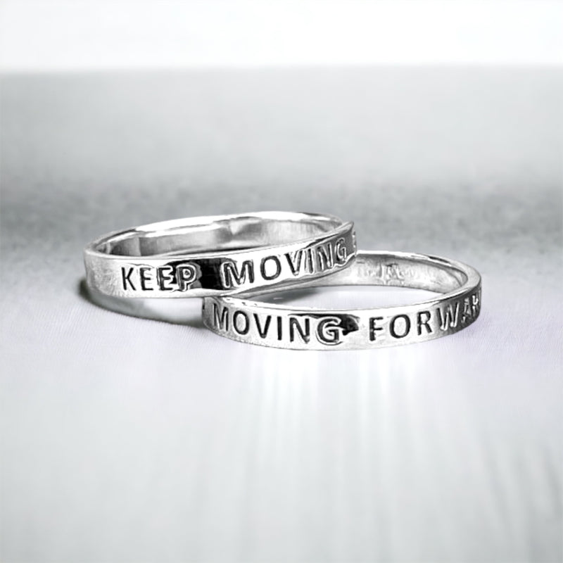 Ring "Keep Moving Forward" - 925 Sterling Silber