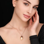 925 Sterling Rosegold Gold Plated Chain "Cafe Au Lait" - K925-110