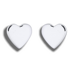 Mini 925 sterling silver studs heart