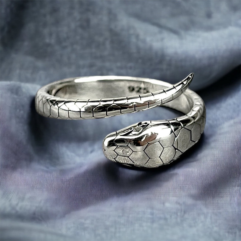 Ring "Schlange" 925 Sterling Silber - RG925-34