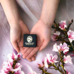 Real Japanese cherry blossom-Sakura medallion-925 Sterling Vergoldet-K925-27