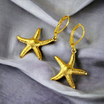 Starfish Earrings Gold &amp; Silver Plated - VINOHR-44